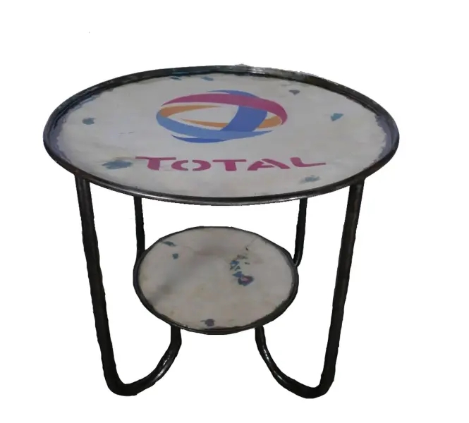 Product image 4 of the product “Table drum recycle metal H50, L59, W59 cm, metal art. ”